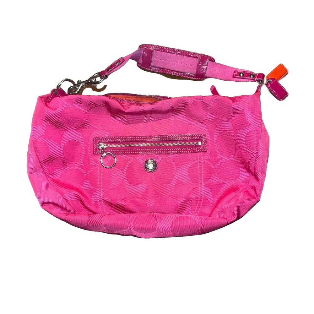 COACH Y2K Pink Hobo Shoulder Bag / Preppy Casual City